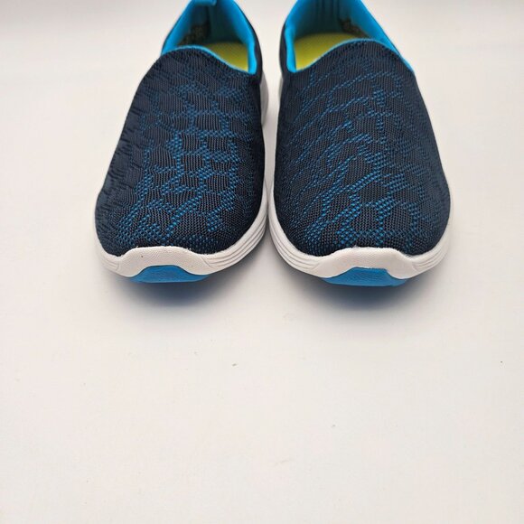 Vionic AMS Hydra Blue Walking Comfort Sneakers Slip On  Womens Sz 7.5 Wide NEW - Picture 3 of 8